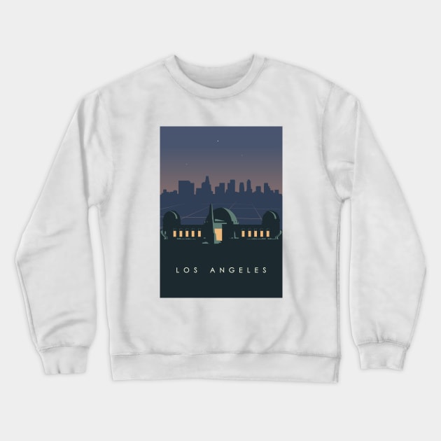 Los Angeles Crewneck Sweatshirt by Zakaria Azis